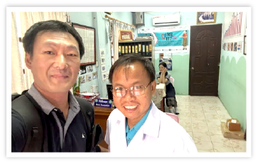 丁寧に案内して解説してくださったドクター